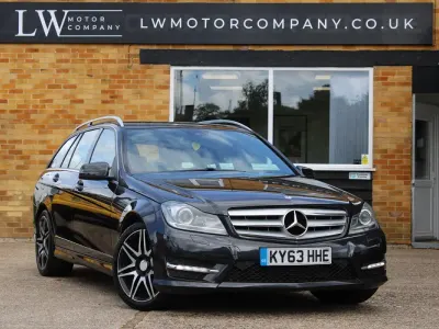 Used Mercedes C250 AMG 204 HP (150 kW) 2013 Black Estate