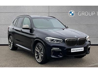 Carbon black Used 2018 BMW X3 M Sport SUV | £34,495 (Fair price)