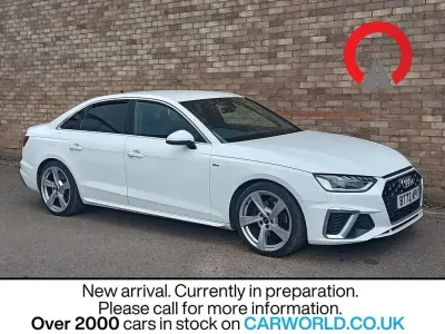 Used Audi A4 S-Line 150 HP (110 kW) 2022 White Sedan