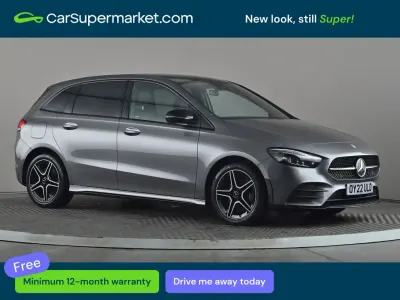 Begagnad Mercedes B250e AMG Line Premium Plus 2022 Grå Minibuss
