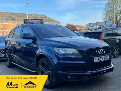 Begagnad Audi Q7 S-line plus 245 HK (180 kW) 2013 Blå SUV
