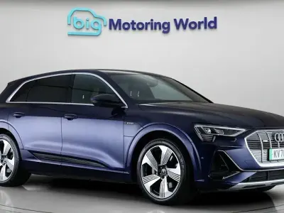 Used Audi e-tron S-Line 230 kW (313 HP) 2021 Blue SUV