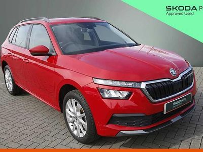 Used Skoda Kamiq SE 113 HP (83 kW) 2020 Velvet red metallic SUV