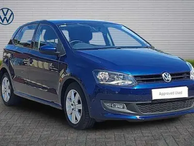 Used VW Polo Match 85 HP (62 kW) 2012 Blue Hatchback
