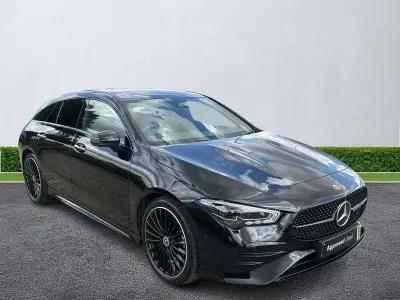 Used Mercedes CLA220 AMG Line Premium Plus 2025 Black Estate