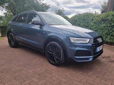 Used Audi Q3 Black Edition 184 HP (135 kW) 2017 Blue SUV