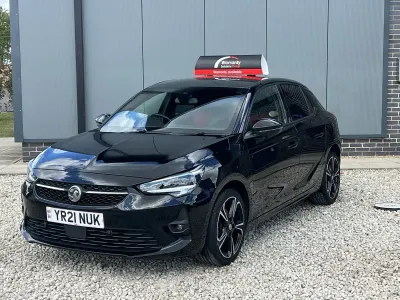 Used Vauxhall Corsa SRi 100 HP (73 kW) 2021 Black Hatchback