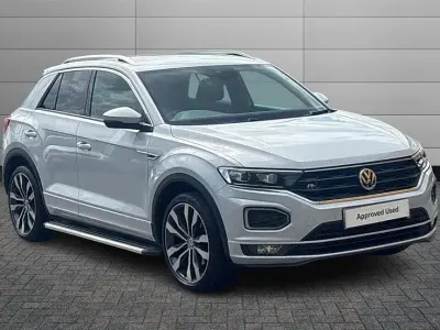 Used VW T-Roc R-line 190 HP (139 kW) 2020 White silver SUV