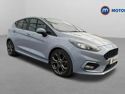 Used Ford Fiesta ST-Line 125 HP (91 kW) 2021 Blue Hatchback