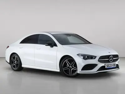 Used Mercedes CLA180 Executive 136 HP (100 kW) 2022 White Coupe