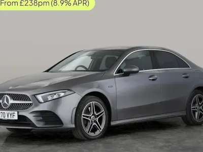 Used Mercedes A250 AMG line 218 HP (160 kW) 2020 Grey Sedan
