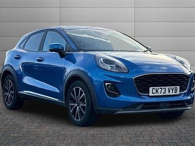Used Ford Puma Titanium 125 HP (91 kW) 2023 Blue Hatchback