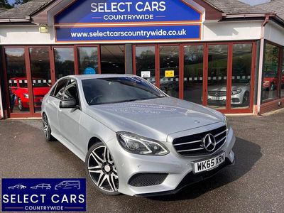 Silver Used 2015 Mercedes E220 AMG Sedan | £7,495 (Fair price)