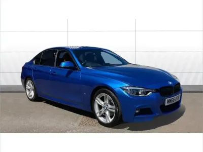 Used BMW 330e M Sport 248 HP (182 kW) 2016 Blue Sedan