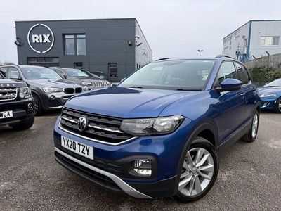 Used VW T-Cross SE 115 HP (84 kW) 2020 Blue SUV