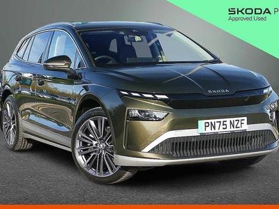 Used Skoda Enyaq iV 154 kW (210 HP) 2025 Olive green metallic SUV