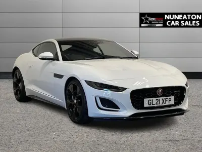 Used Jaguar F-Type R-Dynamic 300 HP (220 kW) 2021 White Coupe