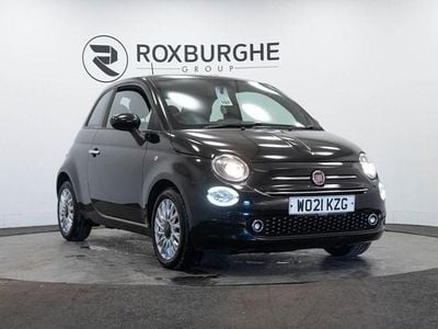 Black Used 2021 Fiat 500 Lounge Hatchback | £7,750 (Good price)
