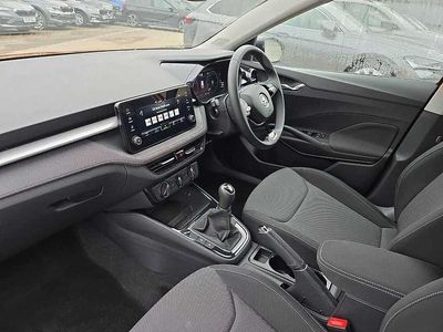 Used Skoda Fabia Colour Edition 94 HP (69 kW) 2024 Phoenix orange metallic black magic pearl effect Hatchback