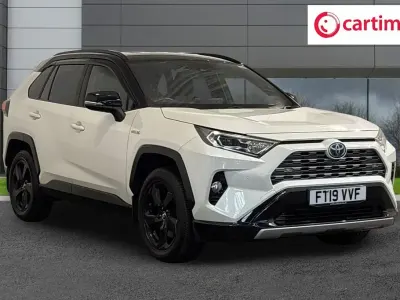 Used Toyota RAV4 Hybrid 2019 White/black SUV