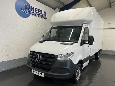 Begagnad Mercedes Sprinter Progressive 2021 Vit Van