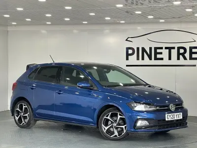 Used VW Polo R-line 115 HP (84 kW) 2020 Blue Hatchback