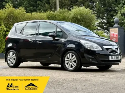 Used Vauxhall Meriva 100 HP (73 kW) 2011 Black MPV