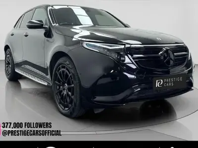 Used Mercedes EQC400 AMG line 300 kW (408 HP) 2023 Black SUV
