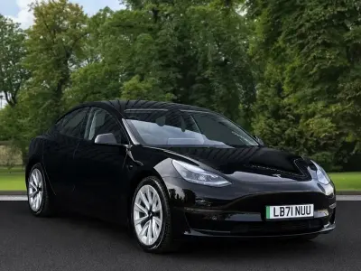 Used Tesla Model 3 Long Range AWD 366 kW (498 HP) 2021 Black Sedan