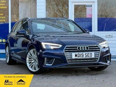 Used Audi A4 S-Line 190 HP (139 kW) 2019 Blue Estate