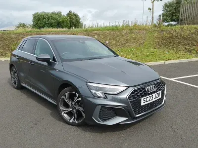 Used Audi A3 S-Line 110 HP (80 kW) 2023 Grey Sedan