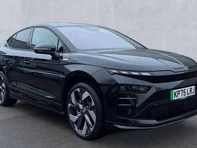 Black magic pearlescent Used 2025 Skoda Enyaq iV vRS SUV | £42,307