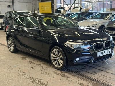 Used BMW 118 Sport Line 2016 Black Hatchback