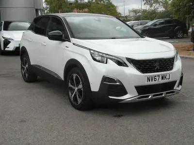 Used Peugeot 3008 GT-line 131 HP (96 kW) 2020 White SUV