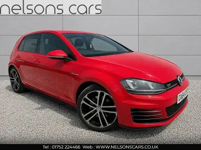 Used VW Golf VII GTD 150 HP (110 kW) 2015 Red Hatchback
