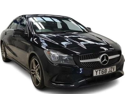 Used Mercedes CLA180 AMG line 122 HP (89 kW) 2018 Black Sedan