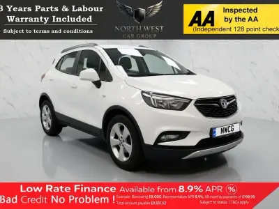 Used Vauxhall Mokka X Design Edition 140 HP (102 kW) 2019 White SUV