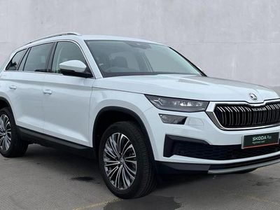 Used Skoda Kodiaq SE L Executive 150 HP (110 kW) 2024 Moon white metallic SUV