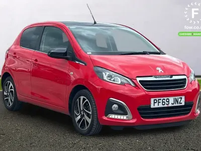 Used Peugeot 108 Allure 72 HP (52 kW) 2020 Red Hatchback