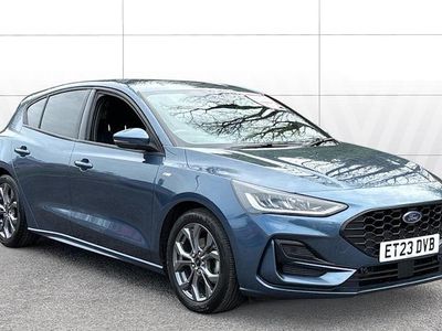 Used Ford Focus ST-Line 125 HP (91 kW) 2023 Blue Hatchback
