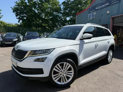 Używany Skoda Kodiaq SE L 150 KM (110 kW) 2018 Biały SUV