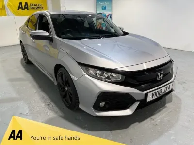 Used Honda Civic SR 129 HP (94 kW) 2018 Silver Hatchback