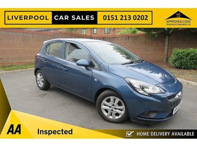 Used Vauxhall Corsa Design Edition 75 HP (55 kW) 2017 Blue Hatchback