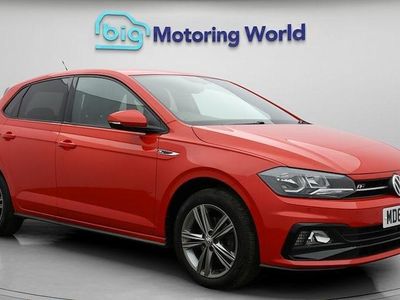 Used VW Polo R-line 116 HP (85 kW) 2019 Red Hatchback