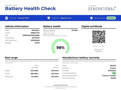 Grey Used 2025 Peugeot e-3008 GT SUV | £25,495 (Fair price)