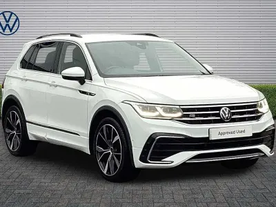 Used VW Tiguan R-line 150 HP (110 kW) 2022 White SUV