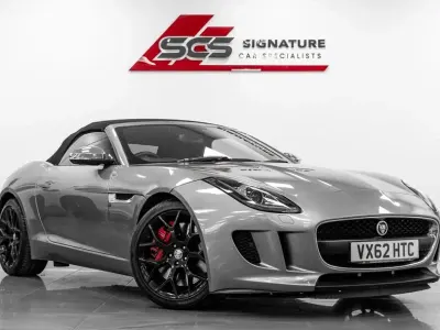 Usado Jaguar F-Type Supercharged 340 HP (250 kW) 2013 Cinzento Cabrios
