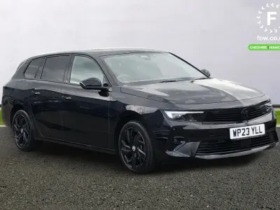 Used Vauxhall Astra GS Line 130 HP (95 kW) 2023 Black Estate