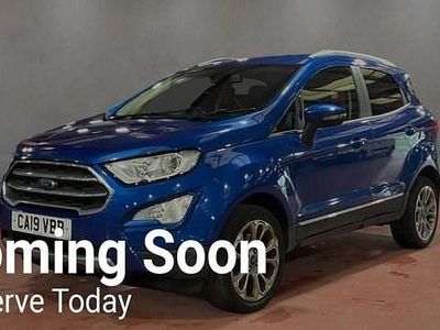 Used Ford Ecosport Titanium 100 HP (73 kW) 2019 Blue SUV