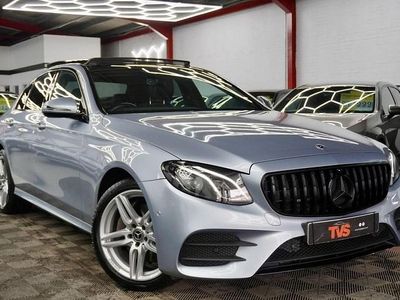 Begagnad Mercedes E220 AMG Line Premium 194 HK (142 kW) 2018 Silver Sedan